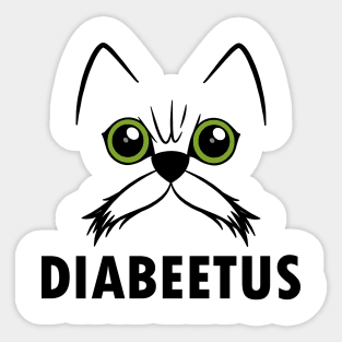 diabeetus cat Sticker